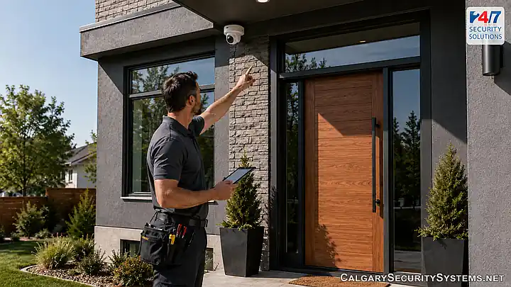 Custom home security system design for Calgary homeowners