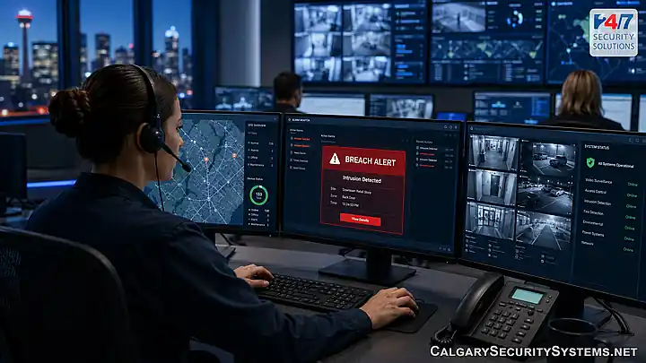 Professional alarm monitoring for Calgary security systems