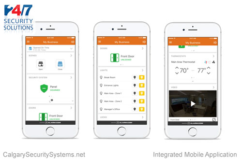 Calgary Security Systems - Integrated Mobile Application